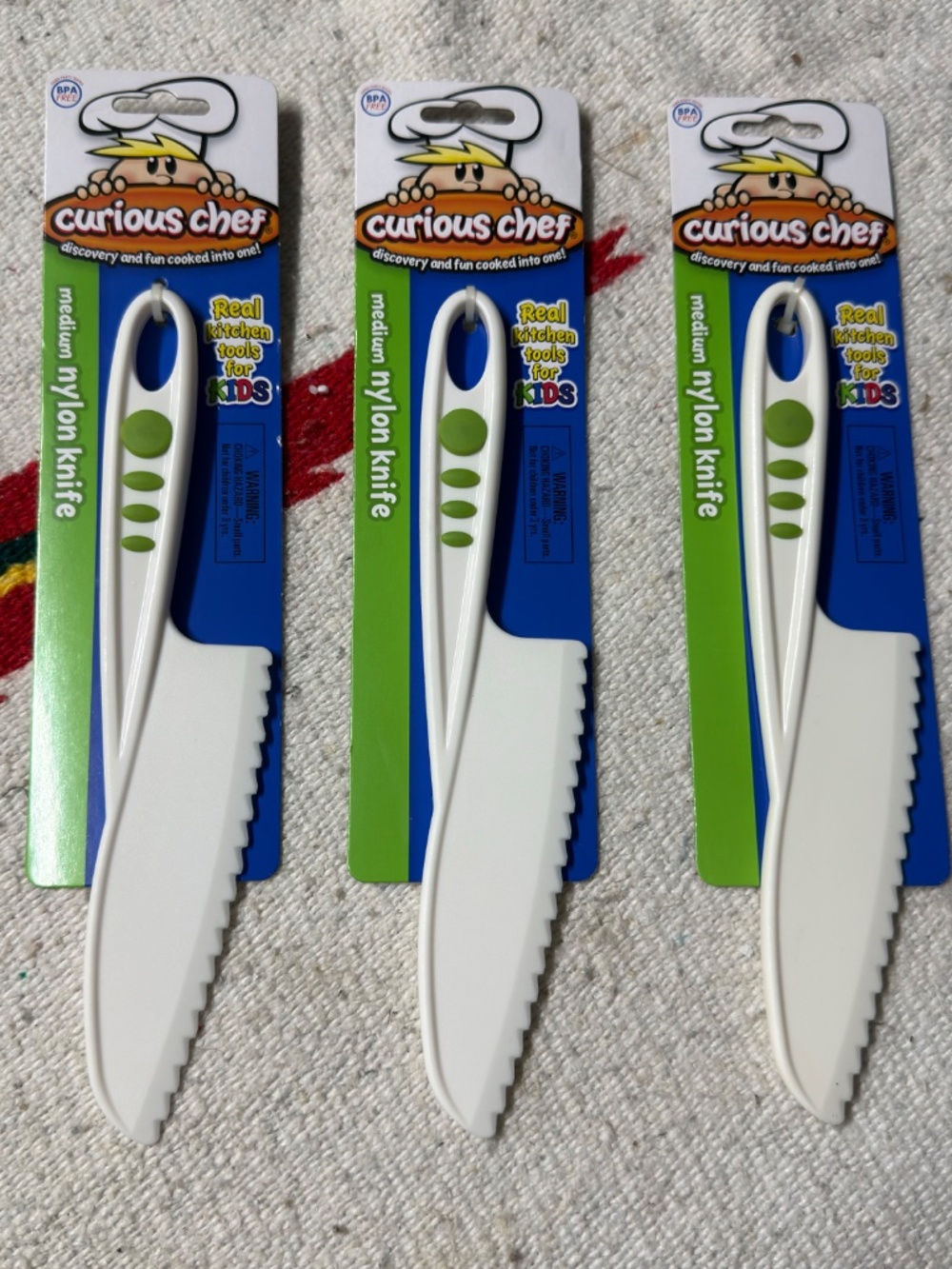Curious Chef Kid Safe Kitchen Knife Set - 13 total knives